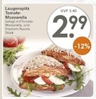 Laugenspitz Tomate-Mozzarella im Angebot bei WEZ in Minden Laugenspitz Tomate-Mozzarella Angebote bei WEZ Minden für 2,99 €