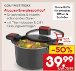 Aluguss-Energiespartopf von GOURMETmaxx im aktuellen Netto Marken-Discount Prospekt für 39,99 €