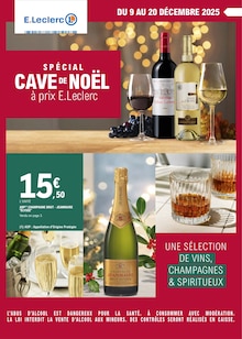 Catalogue E.Leclerc de la semaine 51, "SPÉCIAL CAVE DE NOËL à prix E.LECLERC", page 1, 09/12/2025 - 20/12/2025 Prospectus E.Leclerc en cours, "SPÉCIAL CAVE DE NOËL à prix E.LECLERC", page 1 sur 16