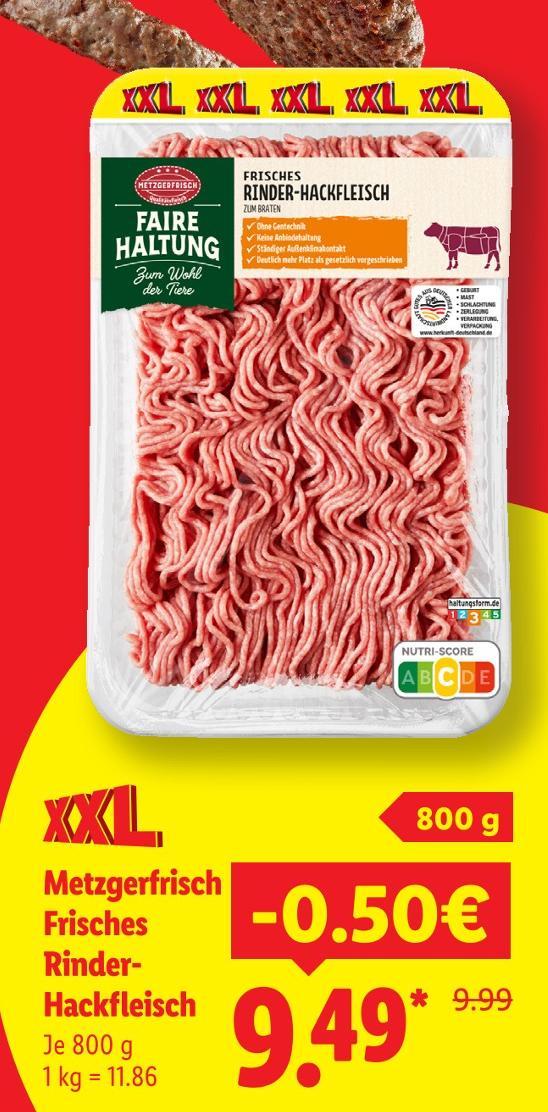 Frisches Rinder-Hackfleisch