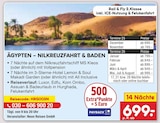 Ägypten – Nilkreuzfahrt & Baden im Netto Marken-Discount Prospekt Ägypten – Nilkreuzfahrt & Baden von  im aktuellen Netto Marken-Discount Prospekt für 699,00 €