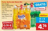 Fanta, Sprite oder Mezzo Mix Angebote bei Netto Marken-Discount Hannover für 4,76 €