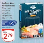 Wildlachsfilets Angebote von Seafood 4You bei GLOBUS Erfurt für 2,79 €