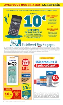 Promo Calendrier dans le catalogue Hyper U du moment à la page 14