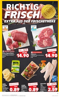 Hackfleisch im Kaufland Prospekt "EXTRA-ANGEBOTE" mit 8 Seiten (Köln)