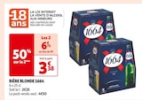 BIÈRE BLONDE - 1664 en promo chez Auchan Supermarché Villeneuve-d'Ascq à 6,75 €