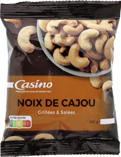 Noix de Cajou Grillées & Salées