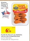Pilon de poulet au paprika - Volailles Champenoises en promo chez Intermarché Pilon de poulet au paprika - Volailles Champenoises dans le catalogue Intermarché