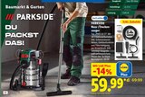 Nass-/Trockensauger im Angebot bei Lidl in Königswinter Nass-/Trockensauger Angebote von PARKSIDE bei Lidl Königswinter für 59,99 €