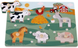 Puzzle les animaux de la ferme - JouéClub Puzzle les animaux de la ferme à 12,99 € dans le catalogue JouéClub