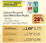 Cola/White Rum Mojito Angebote von Captain Morgan bei Metro Hildesheim für 2,49 €