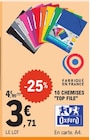 Promo 10 chemises "Top File" à 3,71 € dans le catalogue E.Leclerc à Angers