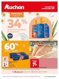 Catalogue Supermarchés Auchan Hypermarché en cours à Gujan-Mestras et alentours, Auchan, 64 pages, 25/06/2024 - 01/07/2024