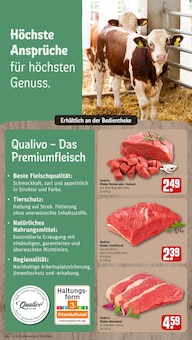 Rindfleisch im aktuellen REWE Prospekt (Freiburg (Breisgau)) Rindfleisch im REWE Prospekt "Dein Markt" mit 34 Seiten (Freiburg (Breisgau))