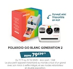 Polaroid go blanc generation 2 à 79,99 € dans le catalogue Fnac