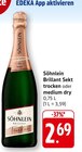 Söhnlein Brillant Sekt trocken im Angebot bei EDEKA in Bietigheim-Bissingen Söhnlein Brillant Sekt trocken Angebote von Söhnlein bei EDEKA Bietigheim-Bissingen für 2,69 €