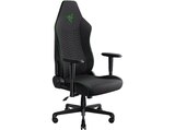 Iskur V2 X - Gaming-Stuhl mit integrierter Lendenwirbelstütze (hochverdichtete Schaumstoffpolster, 2D-Armlehnen, weicher Stoff) Stoff Schwarz Gaming Stuhl, Schlangenlogo in Razer Green im MediaMarkt Saturn Prospekt Iskur V2 X - Gaming-Stuhl mit integrierter Lendenwirbelstütze (hochverdichtete Schaumstoffpolster, 2D-Armlehnen, weicher Stoff) Stoff Schwarz Gaming Stuhl, Schlangenlogo in Razer Green von RAZER im aktuellen MediaMarkt Saturn Prospekt für 177,00 €