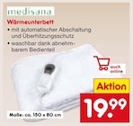 Wärmeunterbett von Medisana im aktuellen Netto Marken-Discount Prospekt für 19,99 €