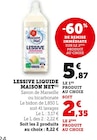 Lessive liquide - Maison Net en promo chez Super U Aix-les-Bains à 2,35 €