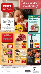 REWE Prospekt "Dein Markt" für Essen, 33 Seiten, 10.02.2025 - 15.02.2025