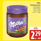 Haselnusscreme Angebote von Milka bei EDEKA Suhl für 2,29 €