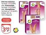 Fein-Söckchen Angebote von OHO bei GLOBUS Gießen für 3,99 €