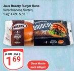Bakery Burger Buns Angebote von Jaus bei GLOBUS Trier für 1,69 €