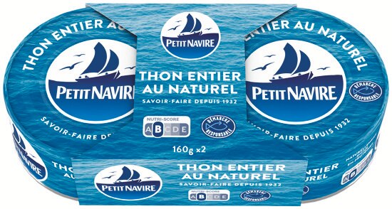 PETIT NAVIRE Thon Entier au Naturel