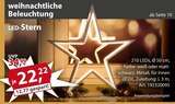 LED-Stern bei Sonderpreis Baumarkt im Prospekt "" für 22,22 €