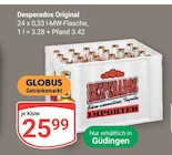 Aktuelle Gin Angebote bei GLOBUS in Saarbrücken Aktuelles Desperados Original Angebot bei GLOBUS in Saarbrücken ab 25,99 €