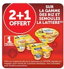 2+1 offert sur la gamme des riz et semoules LA LAITIERE - LA LAITIERE - U Express à Brest 2+1 offert sur la gamme des riz et semoules LA LAITIERE - LA LAITIERE en promo chez U Express Brest