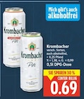 Bier Angebote von Krombacher bei E center Falkensee für 0,69 €