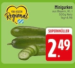 Minigurken Angebote bei EDEKA Memmingen für 2,49 €