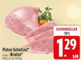 Puten-Schnitzel im EDEKA Prospekt Puten-Schnitzel von im aktuellen EDEKA Prospekt für 1,29 €