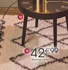 Table horloge silencieuse «Lounge» en promo chez Carrefour Dunkerque à 42,99 €