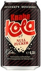 Kola Null Zucker im Angebot bei REWE in Gummersbach Kola Null Zucker Angebote von Knabe bei REWE Gummersbach für 0,79 €