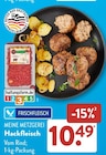 ALDI SÜD Mettlach - Hackfleisch Angebot im Prospekt Hackfleisch bei ALDI SÜD im Mettlach Prospekt für 10,49 €