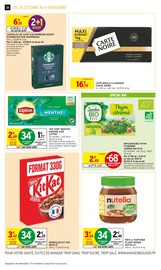 Café Angebote im Prospekt "-60% DE REMISE IMMÉDIATE SUR LE 2ÈME" von Intermarché Café Angebote im Prospekt "-60% DE REMISE IMMÉDIATE SUR LE 2ÈME" von Intermarché auf Seite 28