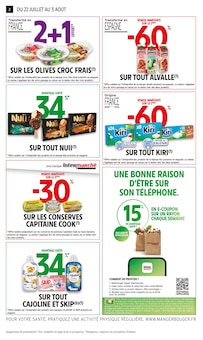 Prospectus Intermarché de la semaine "34% EN AVANTAGE CARTE SUR UNE SÉLECTION DE PRODUITS" avec 2 pages, valide du 22/07/2025 au 03/08/2025 pour Génissieux et alentours