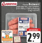 Frische Bratwurst Angebote von Rasting bei E center Haltern am See für 2,99 €
