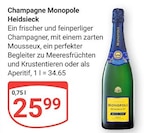 Champagne Monopole im Angebot bei GLOBUS in Erlangen Champagne Monopole Angebote von Heidsieck bei GLOBUS Erlangen für 25,99 €