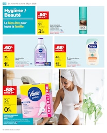 Prix et réduction Hygiène dans le prospectus Carrefour en cours Offre Hygiène dans le catalogue Carrefour du moment à la page 64