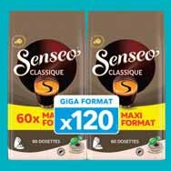 Promo Senseo dosettes café saveur caramel chez Géant Casino