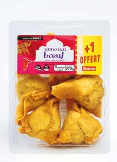 Auchan Épinal - SAMOSSAS AVEC SAUCE Promo SAMOSSAS AVEC SAUCE dans le catalogue Auchan Auchan à Épinal
