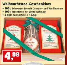 Weihnachtstee-Geschenkbox bei Thomas Philipps in Magdeburg Weihnachtstee-Geschenkbox im Angebot bei Thomas Philipps Magdeburg für 4,98 €