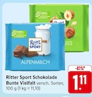 Schokolade Bunte Vielfalt im Angebot bei EDEKA in Stuttgart Schokolade Bunte Vielfalt Angebote von Ritter Sport bei EDEKA Stuttgart für 1,11 €
