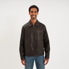 Promo Veste courte simili cuir marron homme à 49,99 € dans le catalogue La Halle à Nice