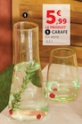 Carafe en promo chez Hyper U La Rochelle à 5,99 €