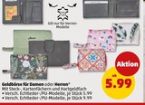 Aktuelle Bekleidung Angebote bei Penny in Paderborn Aktuelles Geldbörse für Damen oder Herren Angebot bei Penny in Paderborn ab 5,99 €