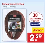 Schwarzwurst im Ring im Angebot bei Netto Marken-Discount in Lahr Schwarzwurst im Ring Angebote bei Netto Marken-Discount Lahr für 2,29 €